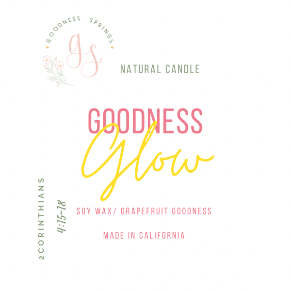 Goodness Glow -Handmade Candle