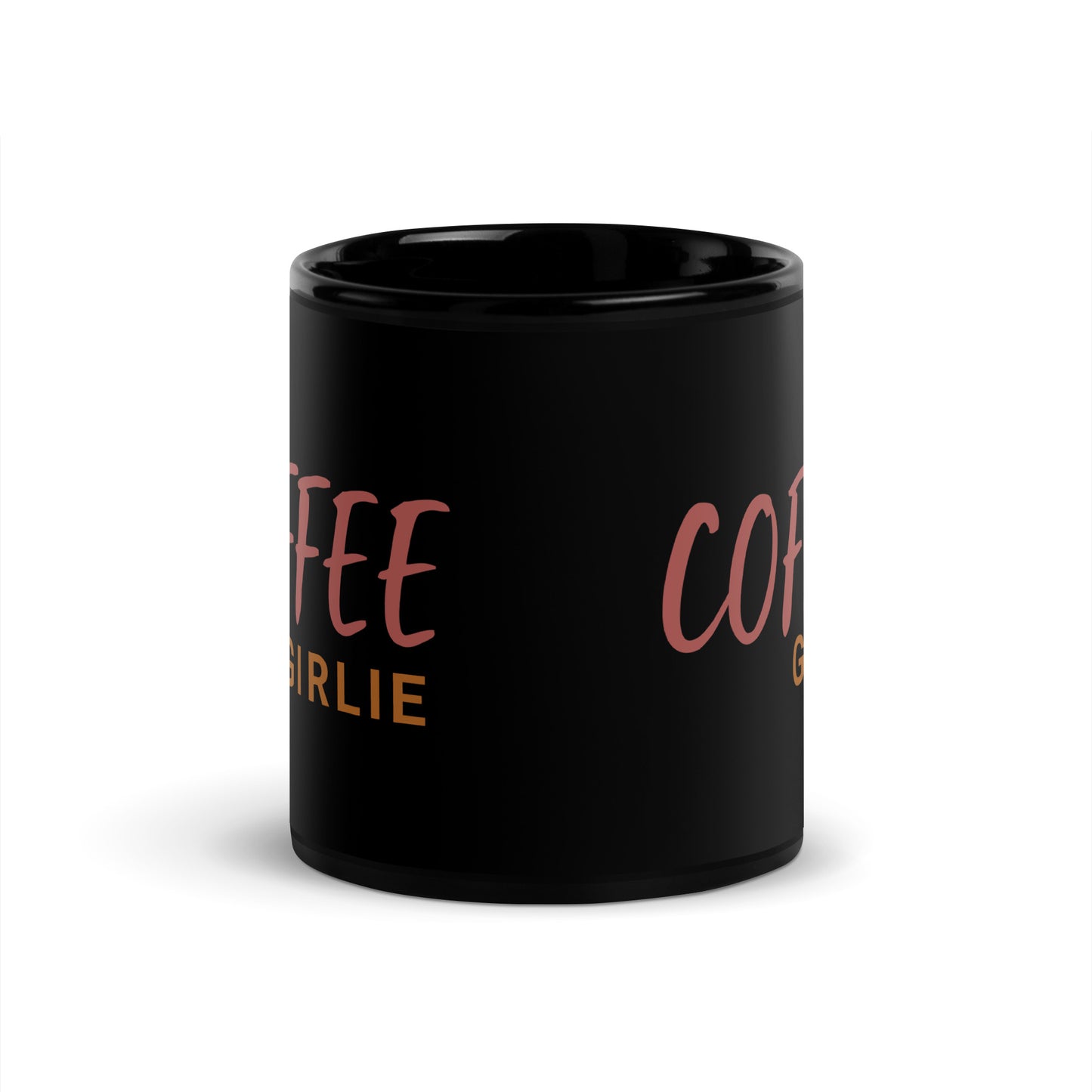 Coffee Girlie - Black Glossy Mug