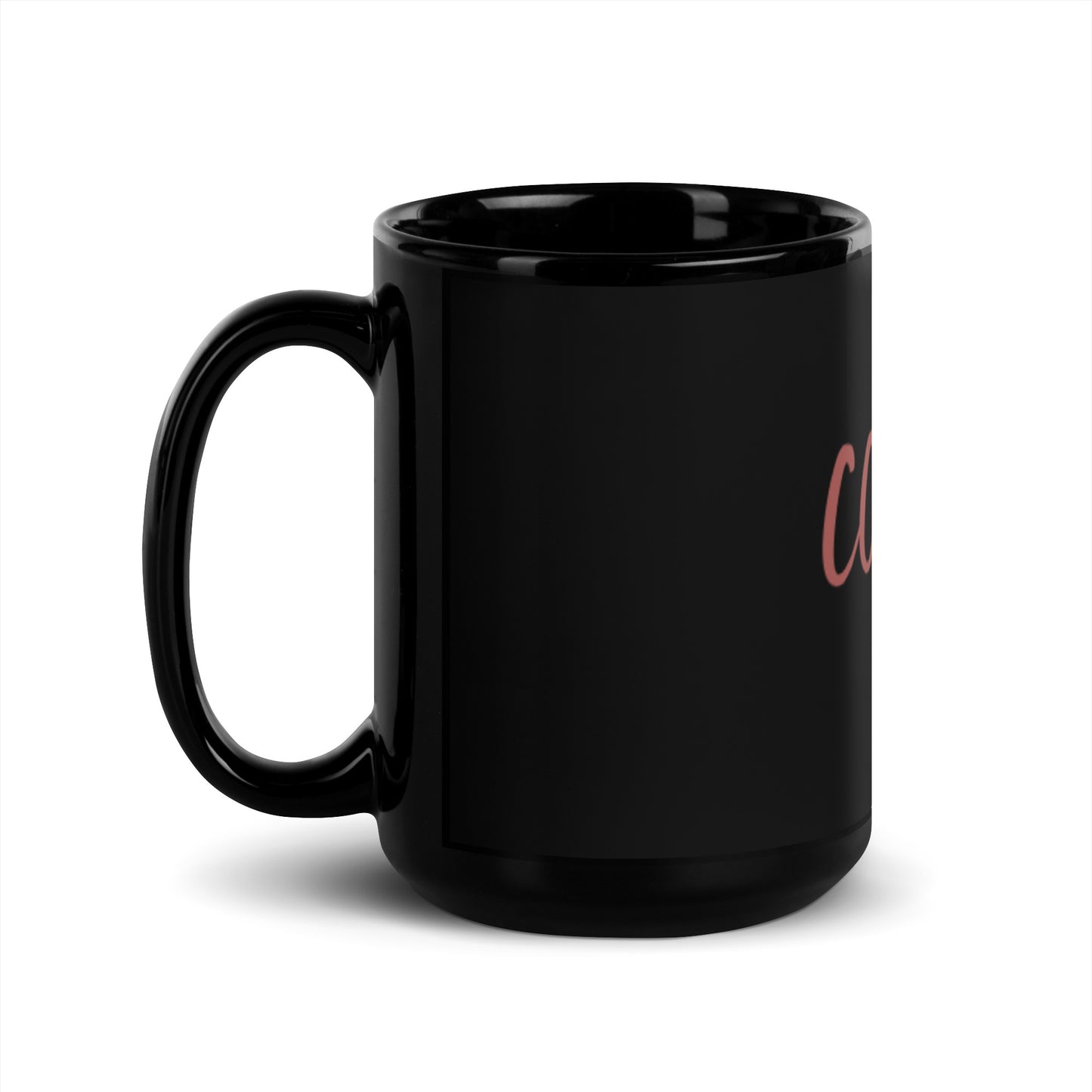 Coffee Girlie - Black Glossy Mug