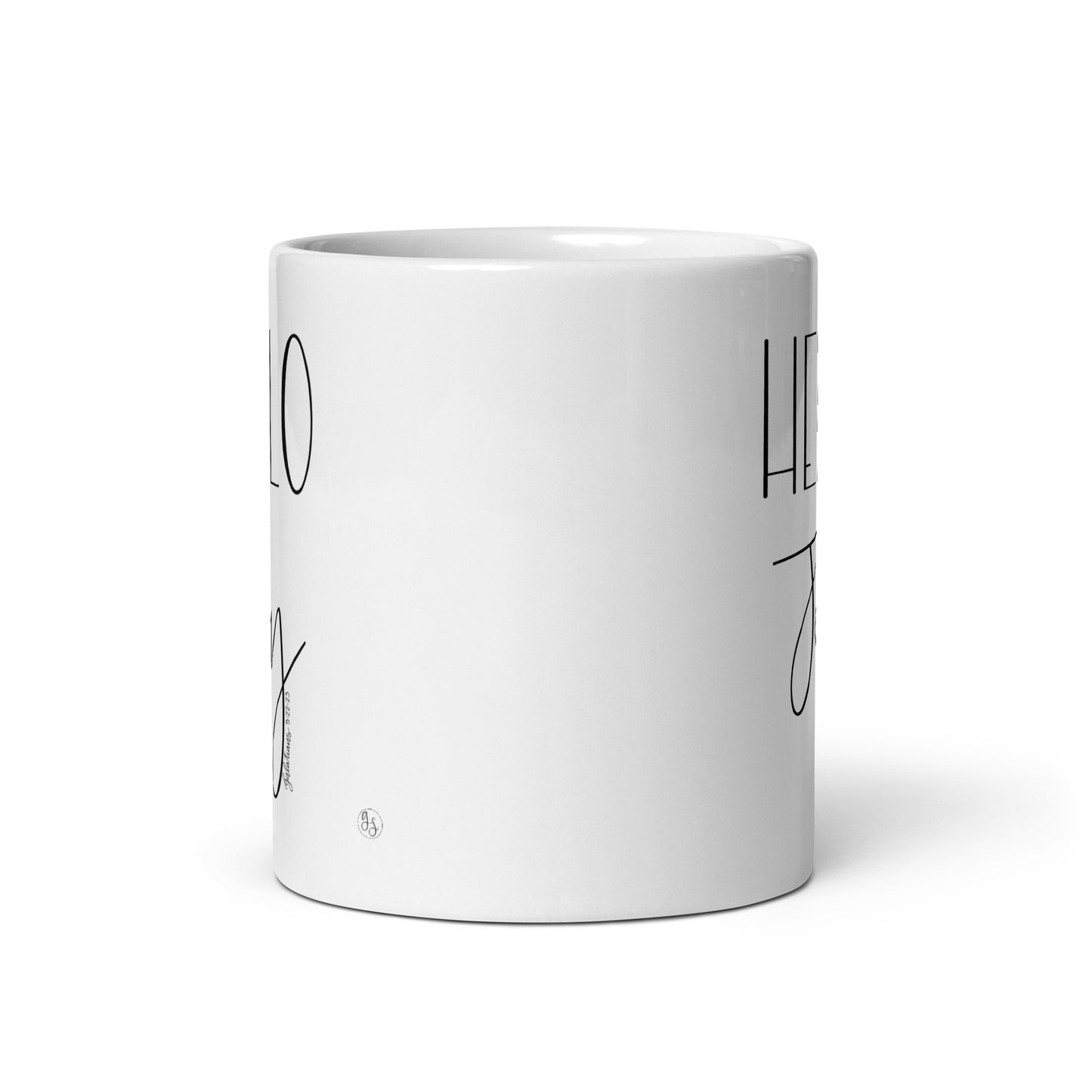 Hello Joy - White glossy mug