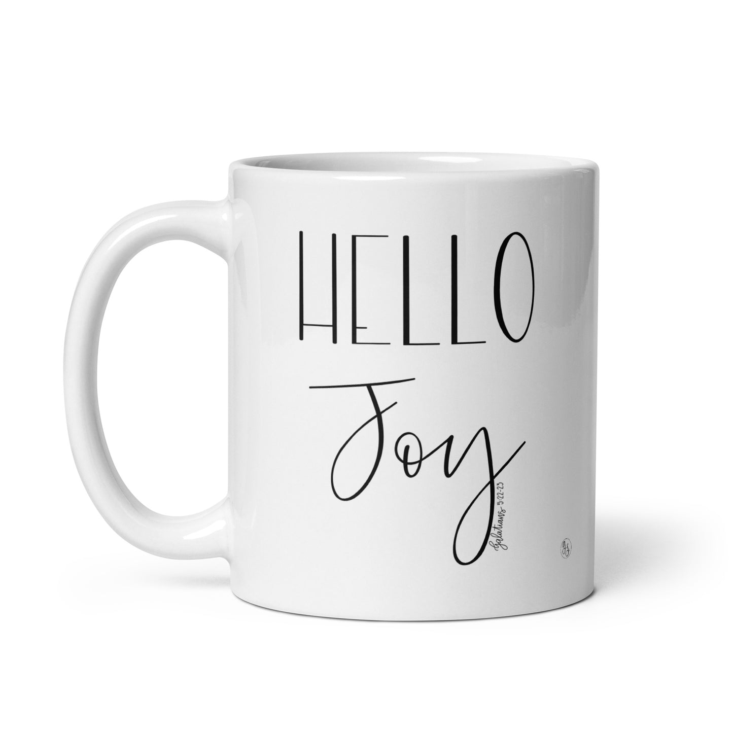 Hello Joy - White glossy mug