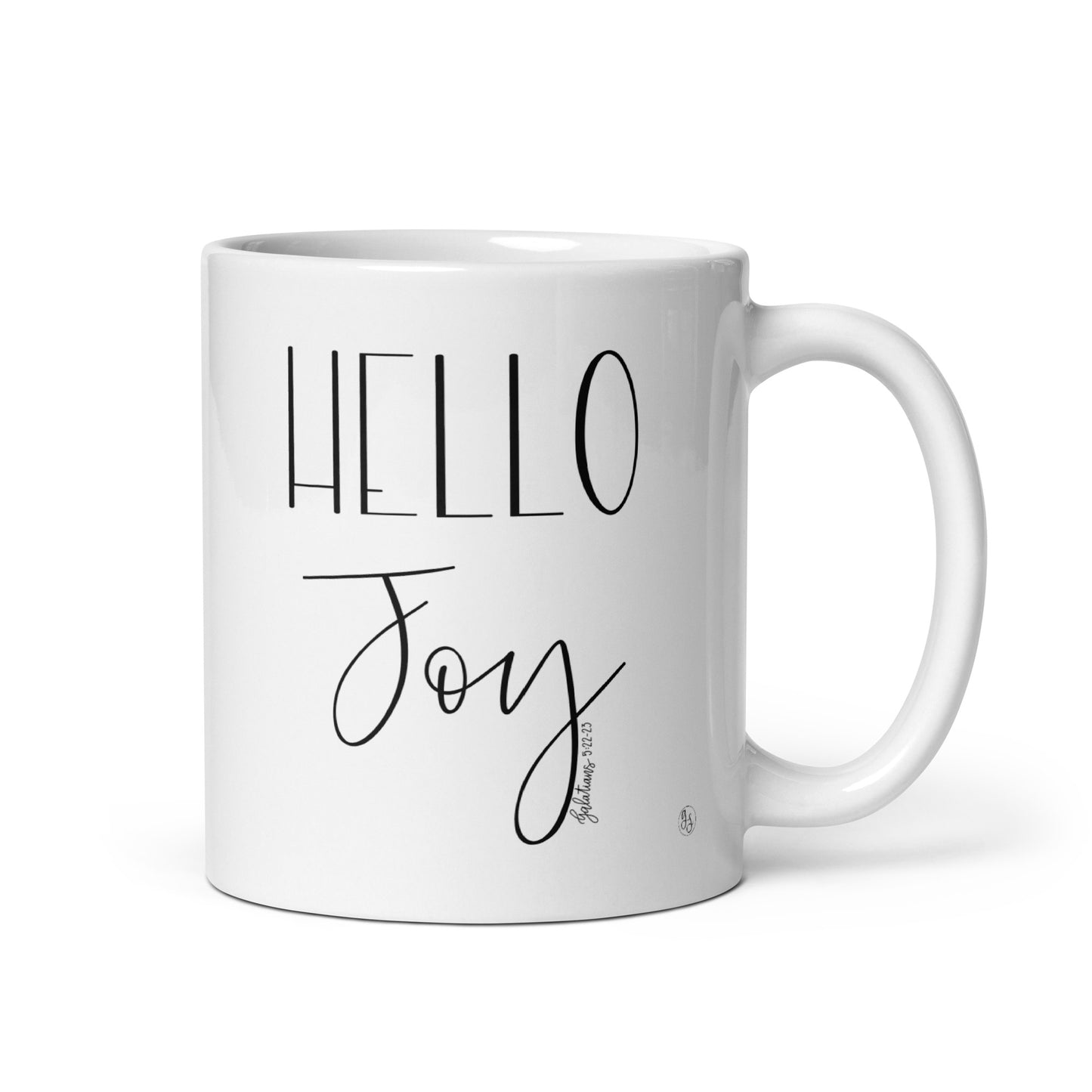 Hello Joy - White glossy mug