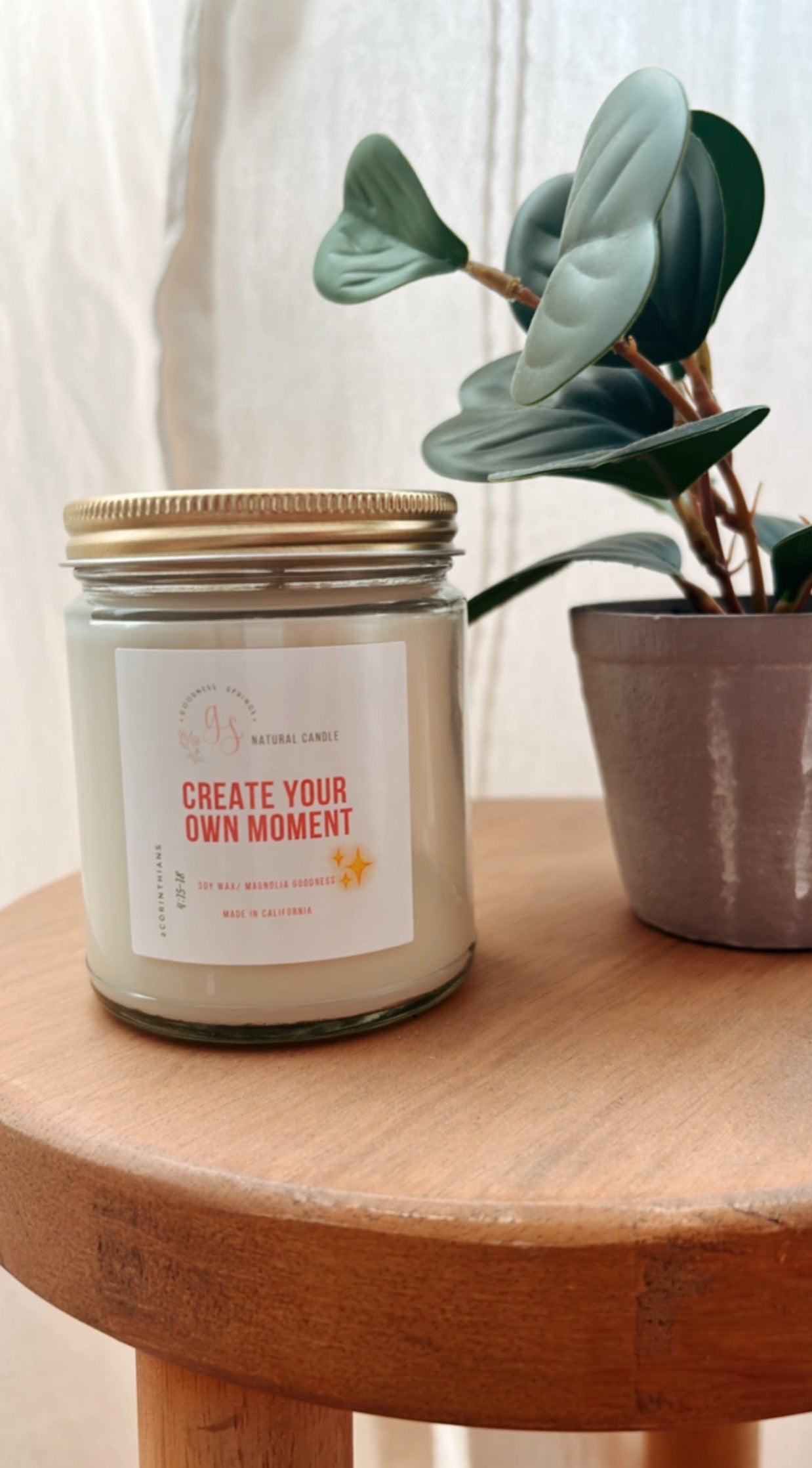 Create Your Own Moment - Handmade Candle