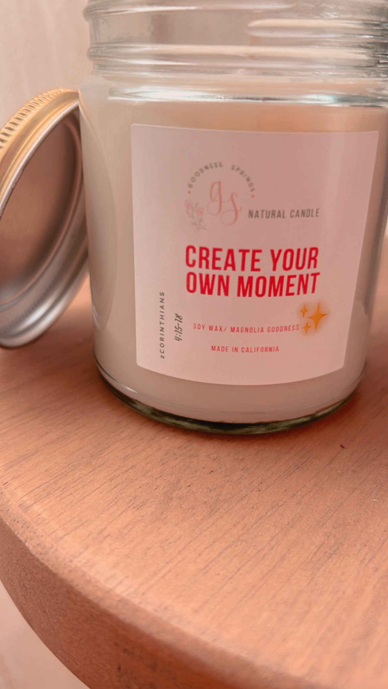 Create Your Own Moment - Handmade Candle